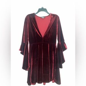 Lulu’s Velour Cocktail Dress